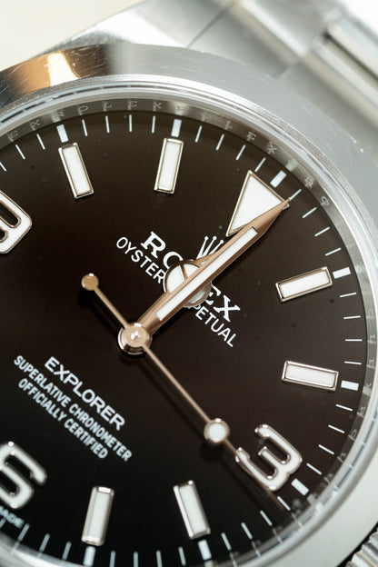 Rolex Explorer 214270 Black 2017 Full Set