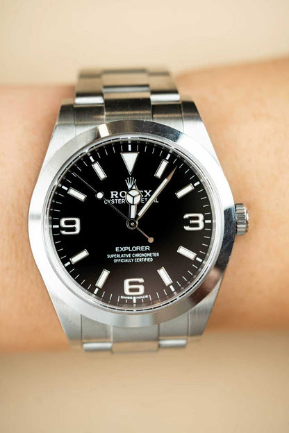 Rolex Explorer 214270 Black 2017 Full Set