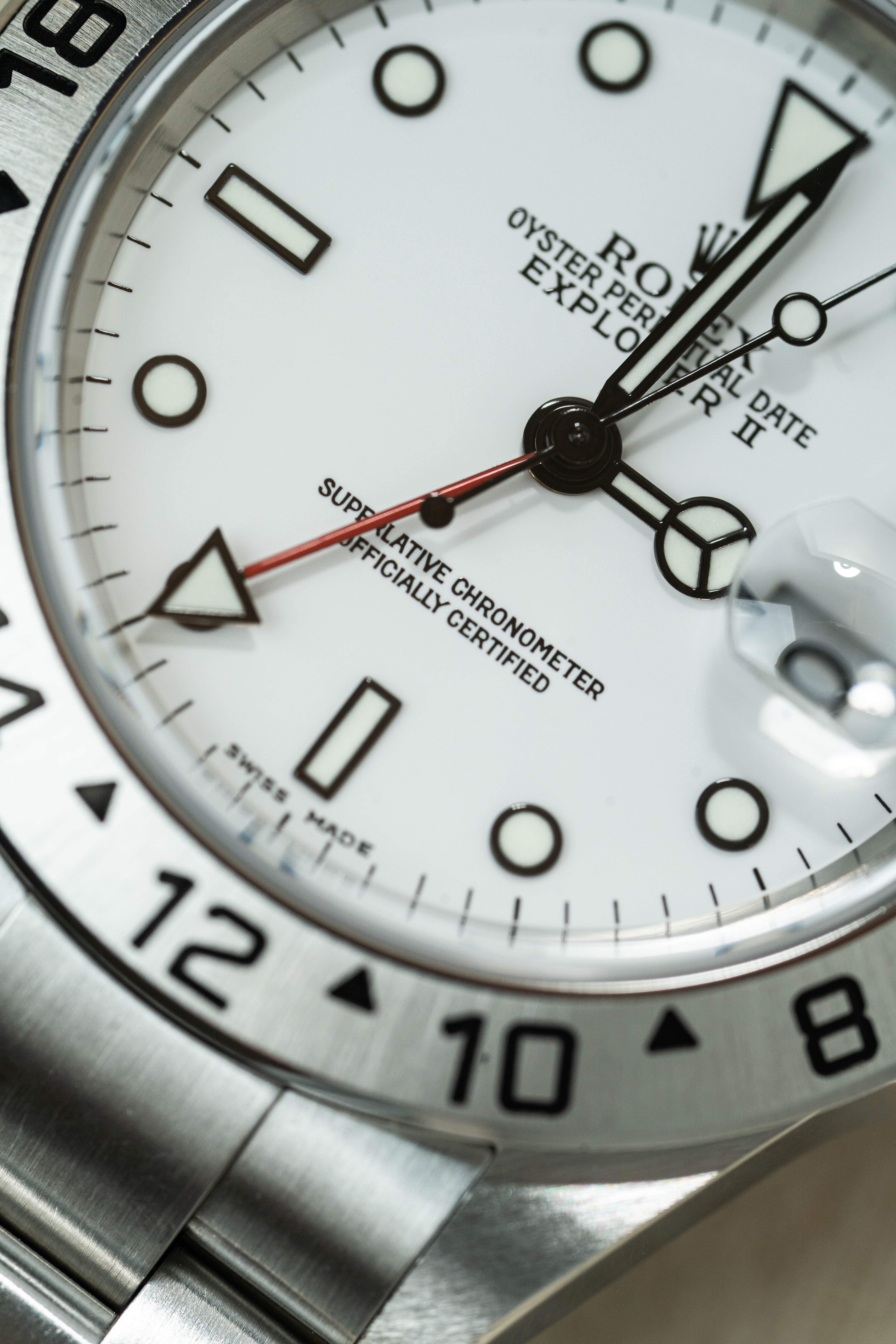 Rolex Explorer II 16570 White Naked