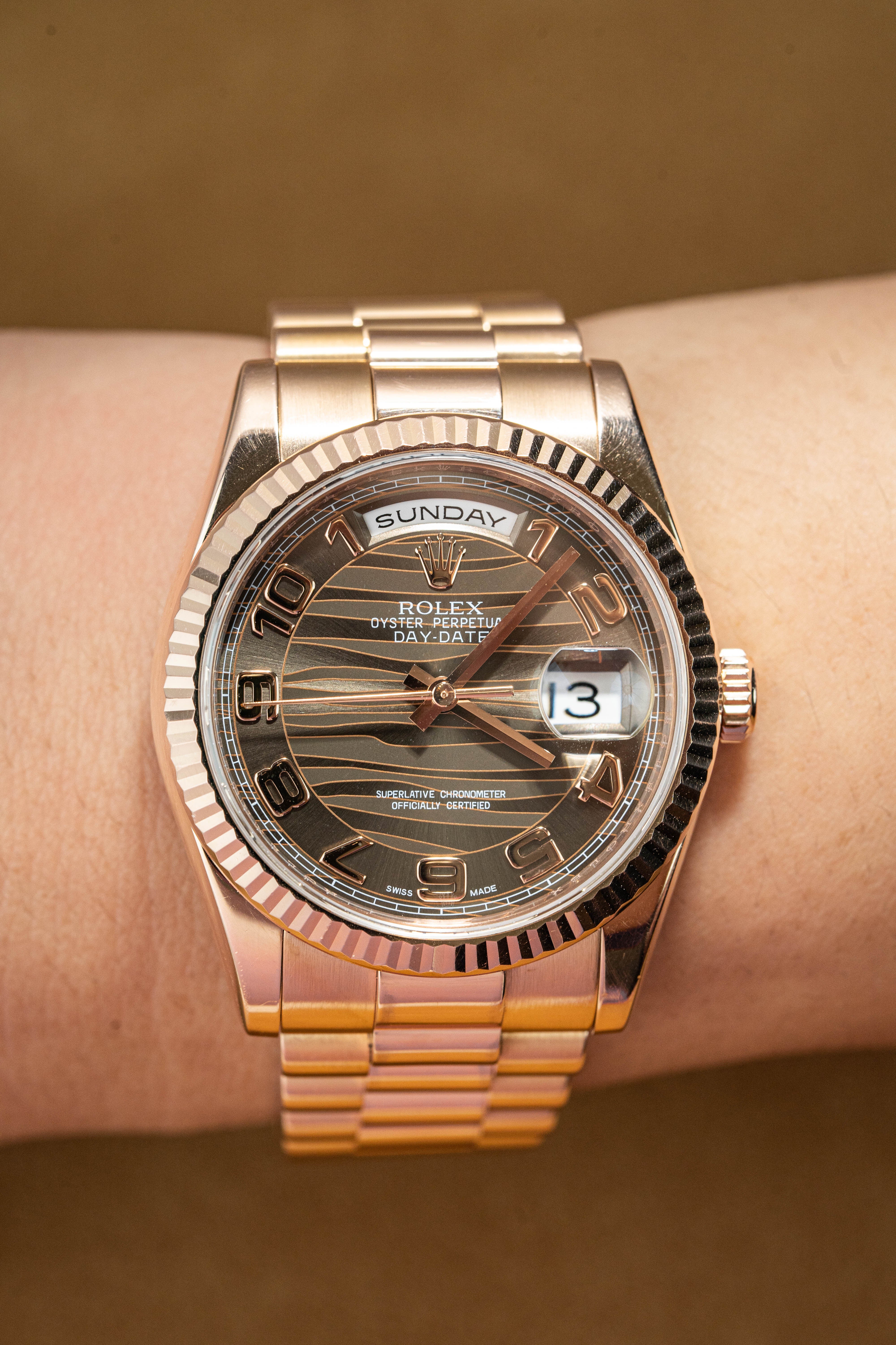 Rolex Day-Date 36 118235 Wave 2017 Full Set