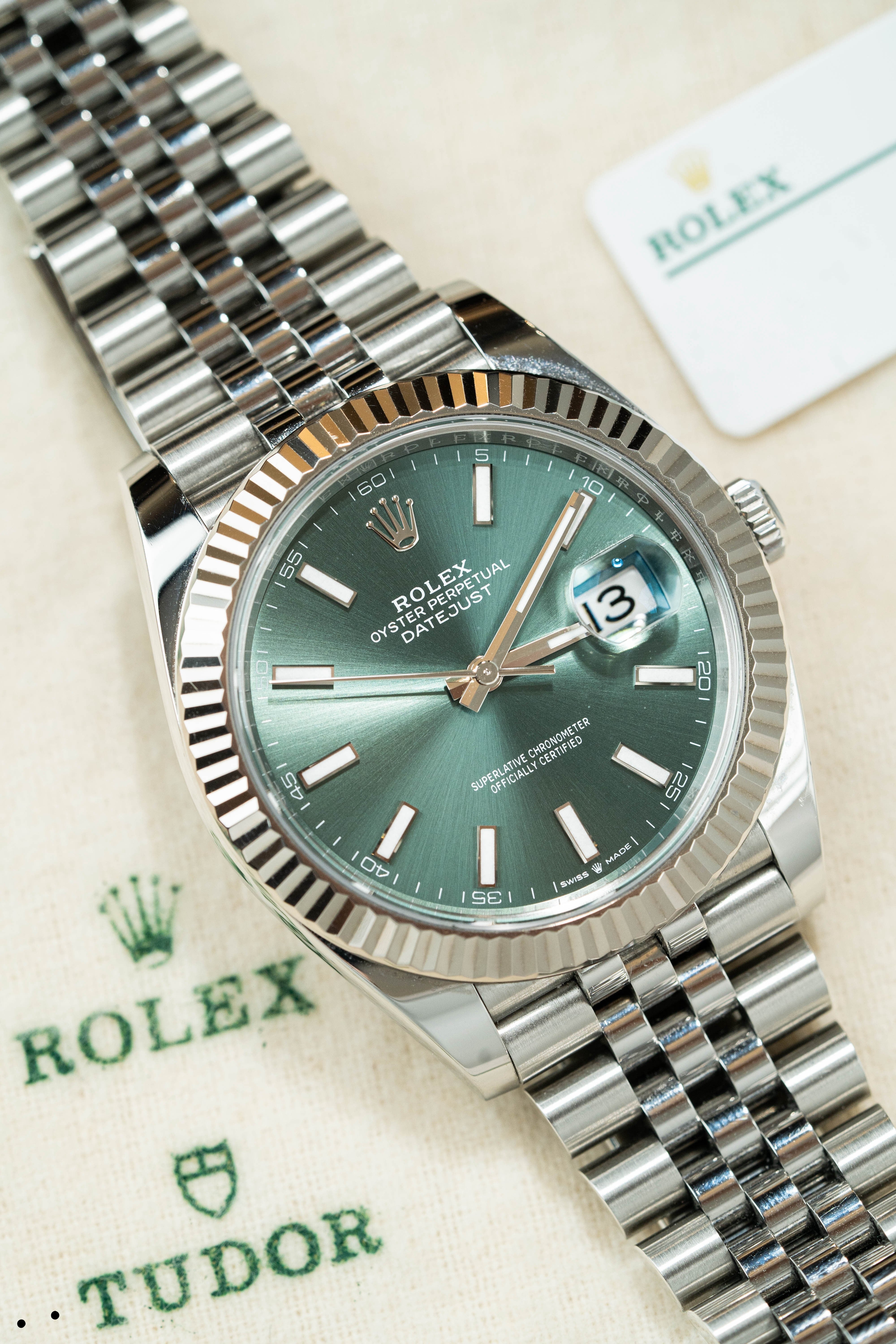 Rolex Datejust 41 126334 Green 2025 Full Set