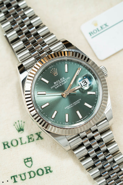 Rolex Datejust 41 126334 Green 2025 Full Set
