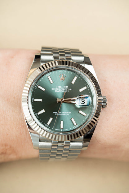 Rolex Datejust 41 126334 Green 2025 Full Set