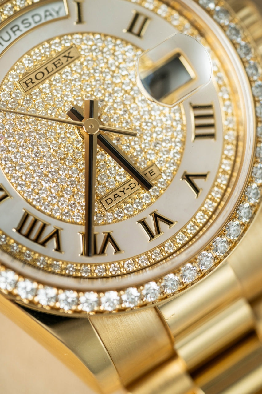 Rolex Day-Date 118348 White 2011 Full Set