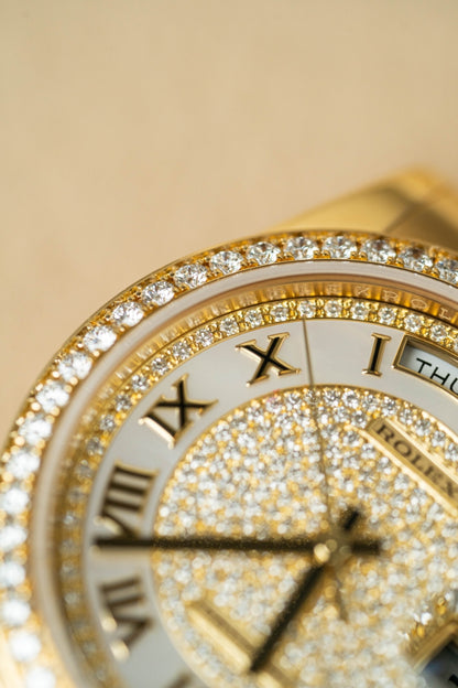 Rolex Day-Date 118348 White 2011 Full Set