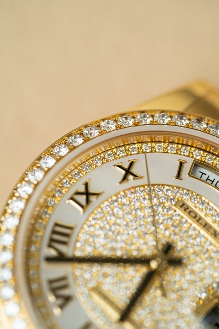 Rolex Day-Date 118348 White 2011 Full Set