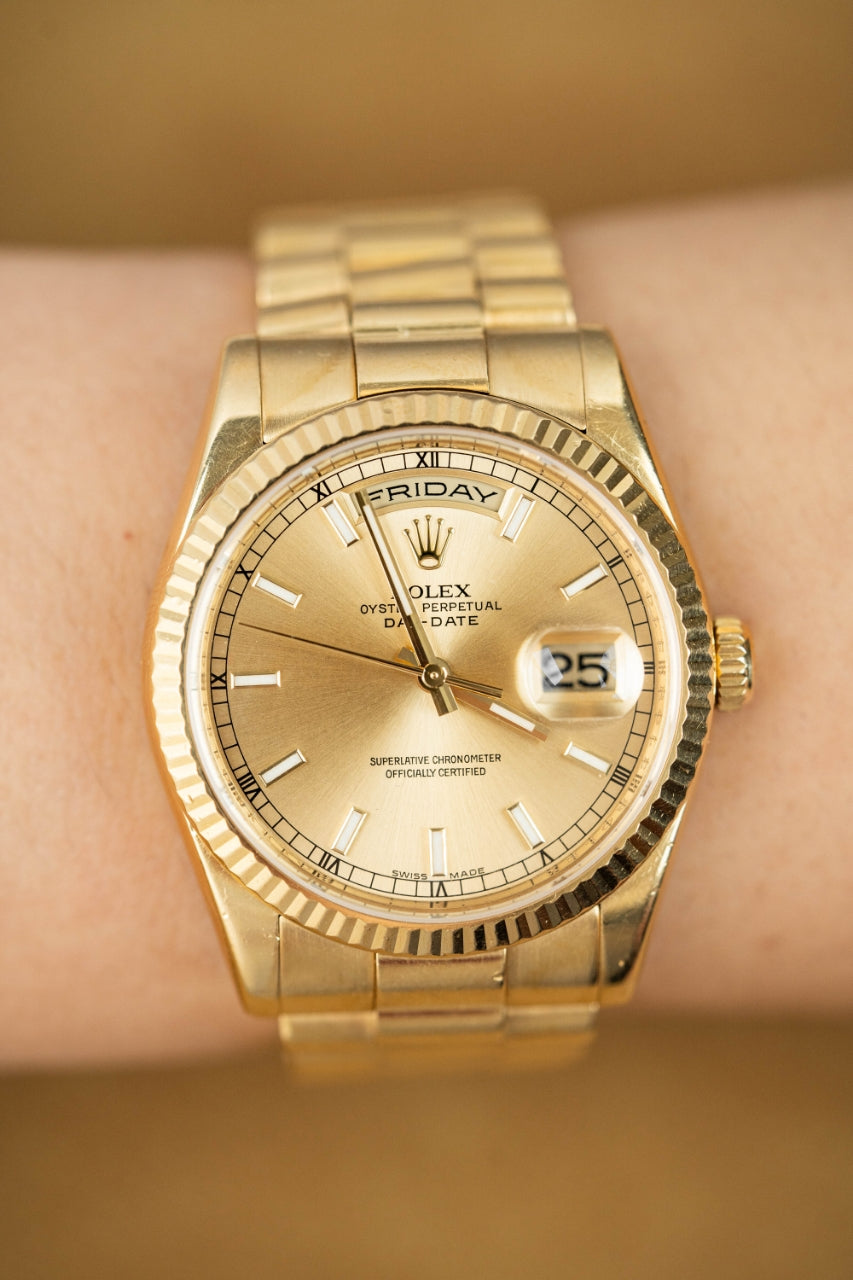 Rolex Day-Date 118238 Gold Naked