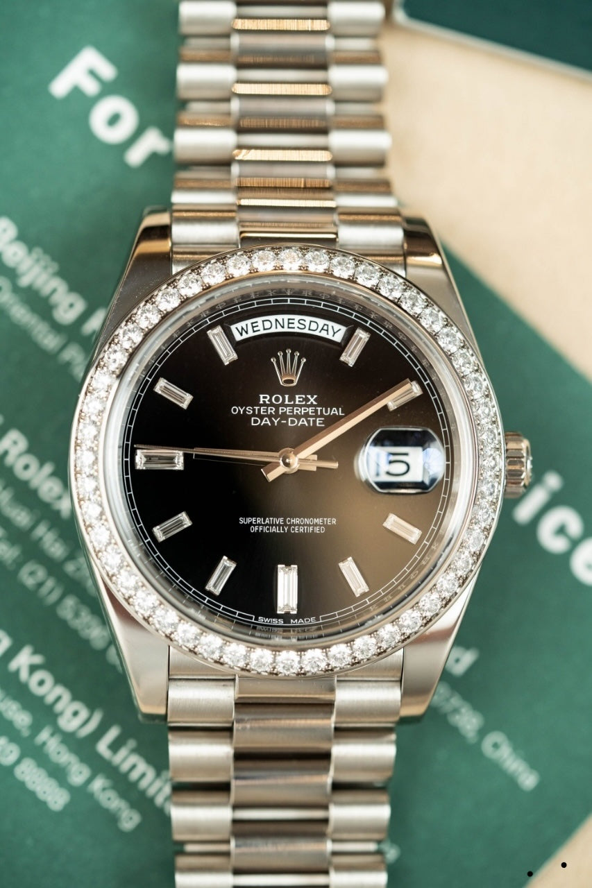 Rolex Day-Date 40 228349 black 2018 Full Set