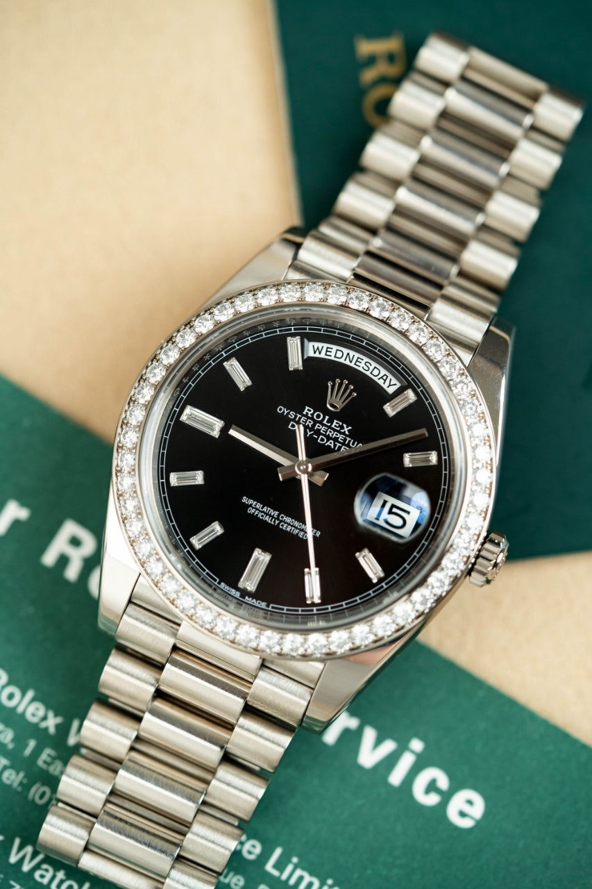 Rolex Day-Date 40 228349 black 2018 Full Set