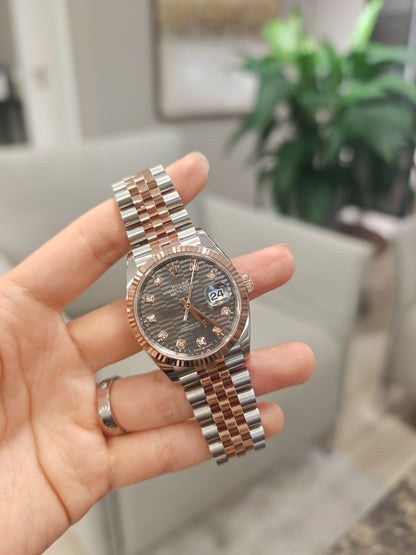 Rolex Datejust 36 126231G Grey Fluted Jubilee 2024