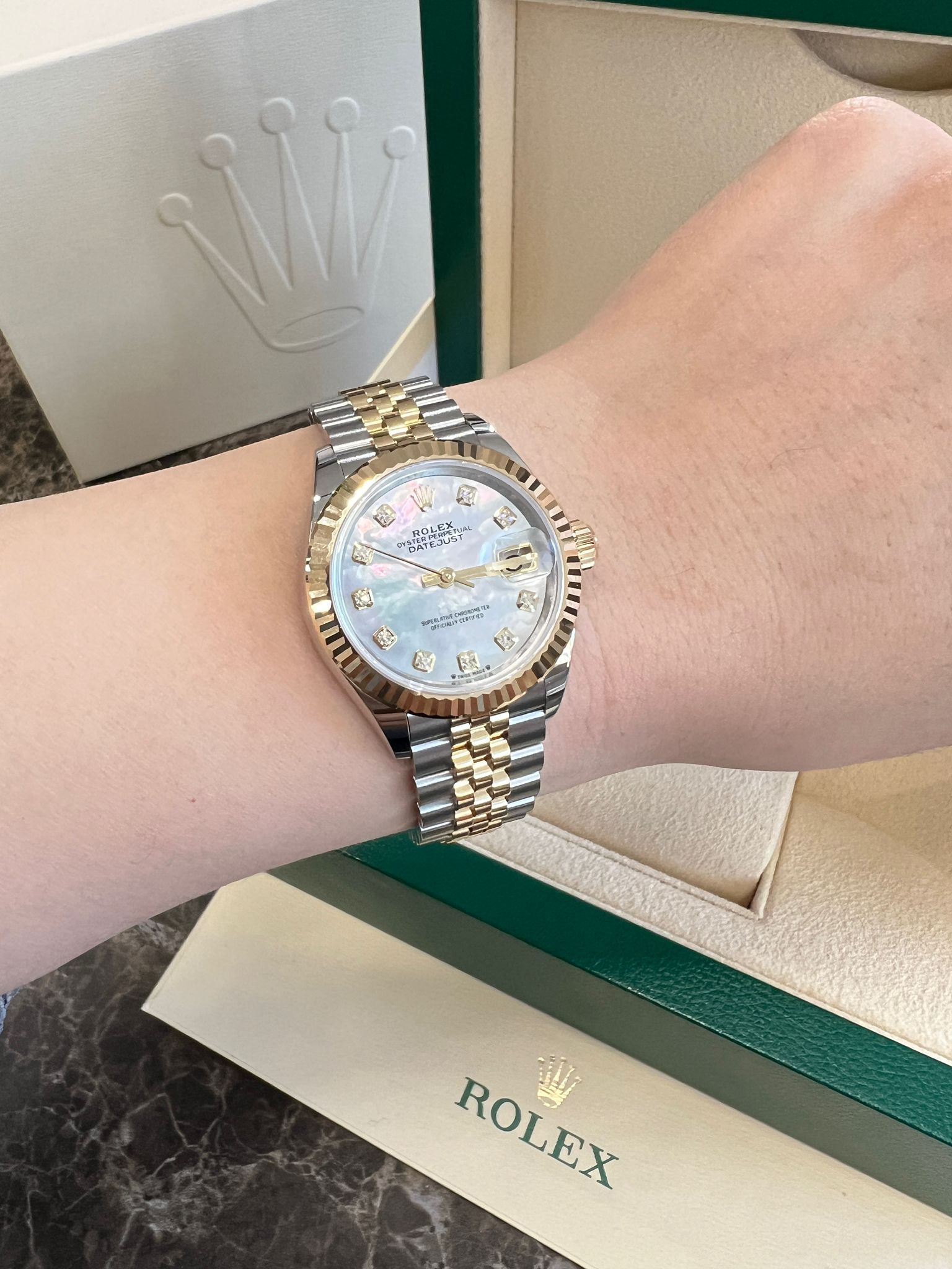 Rolex Lady-Datejust279173NG WHITE JUB