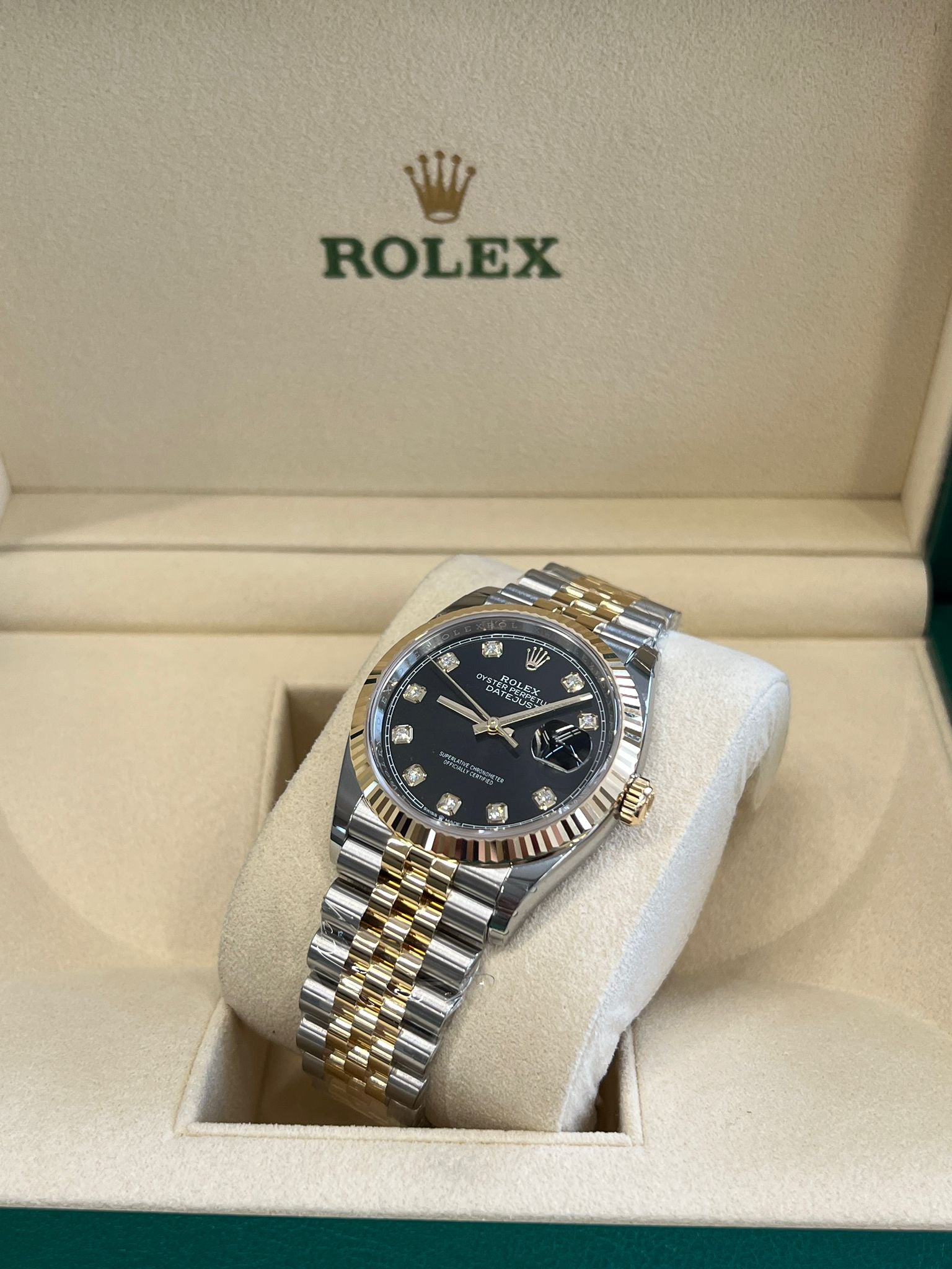 Rolex Datejust 36 126233G Black Jubilee 2025