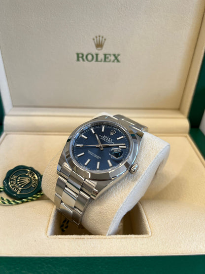 Rolex Datejust 41 126300 Blue Index Oyster 2024