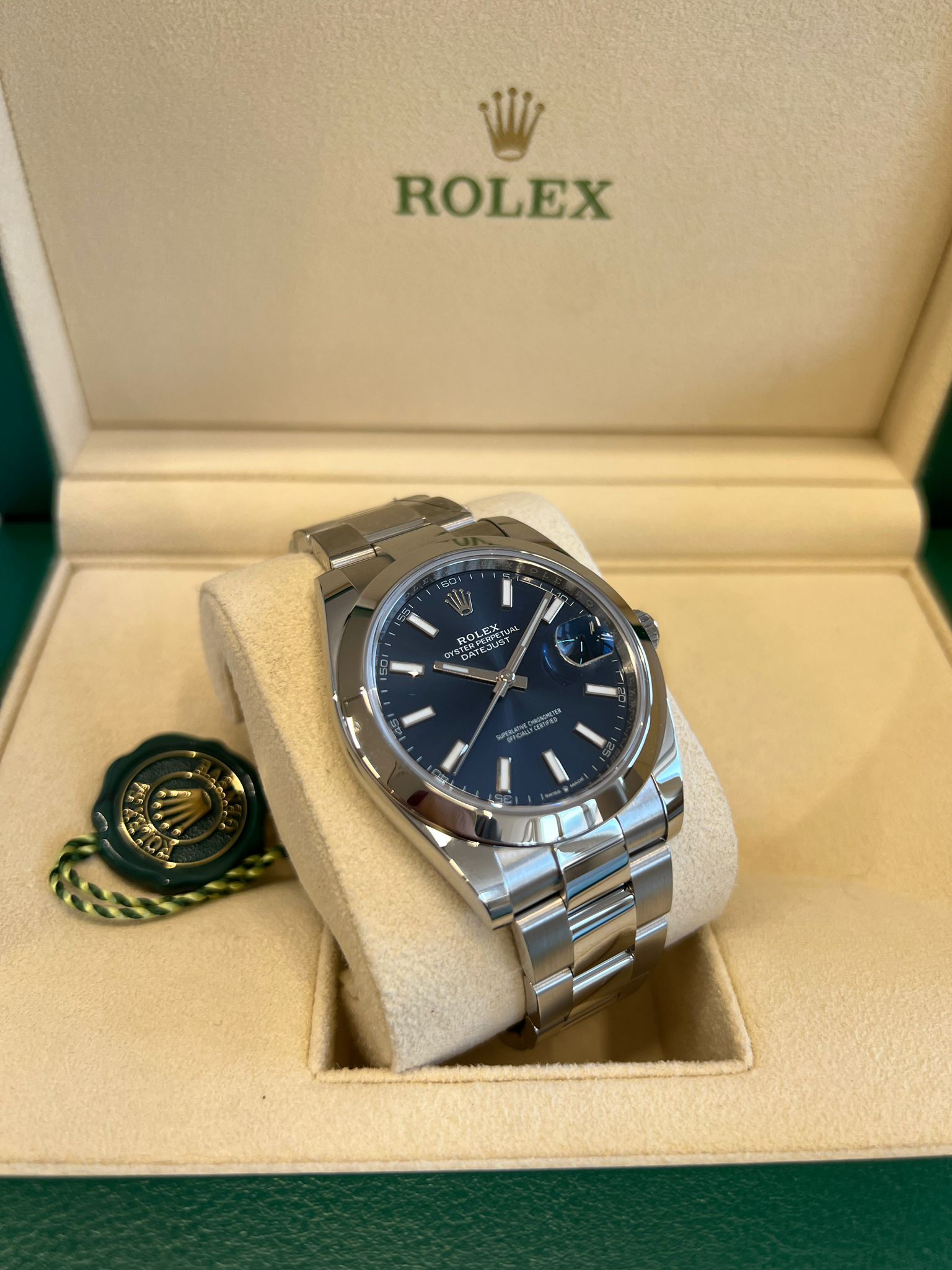 Rolex Datejust 41 126300 Blue Index Oyster 2024