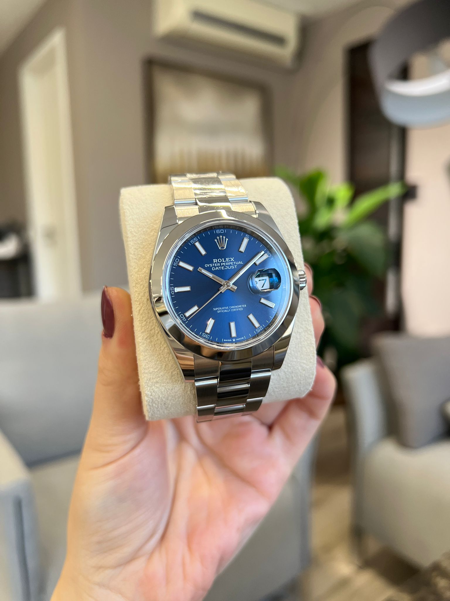 Rolex Datejust 41 126300 Blue Index Oyster 2024