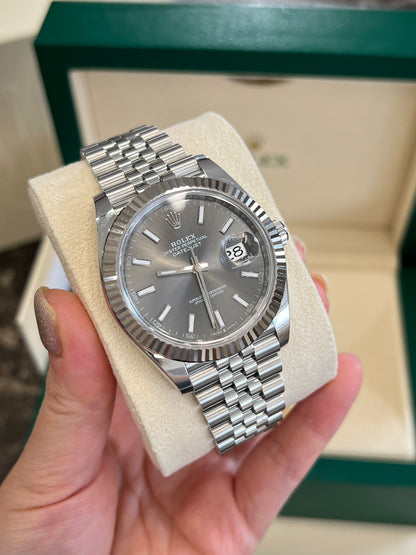 Rolex Datejust 41 126334 Grey Index Jubilee 2025