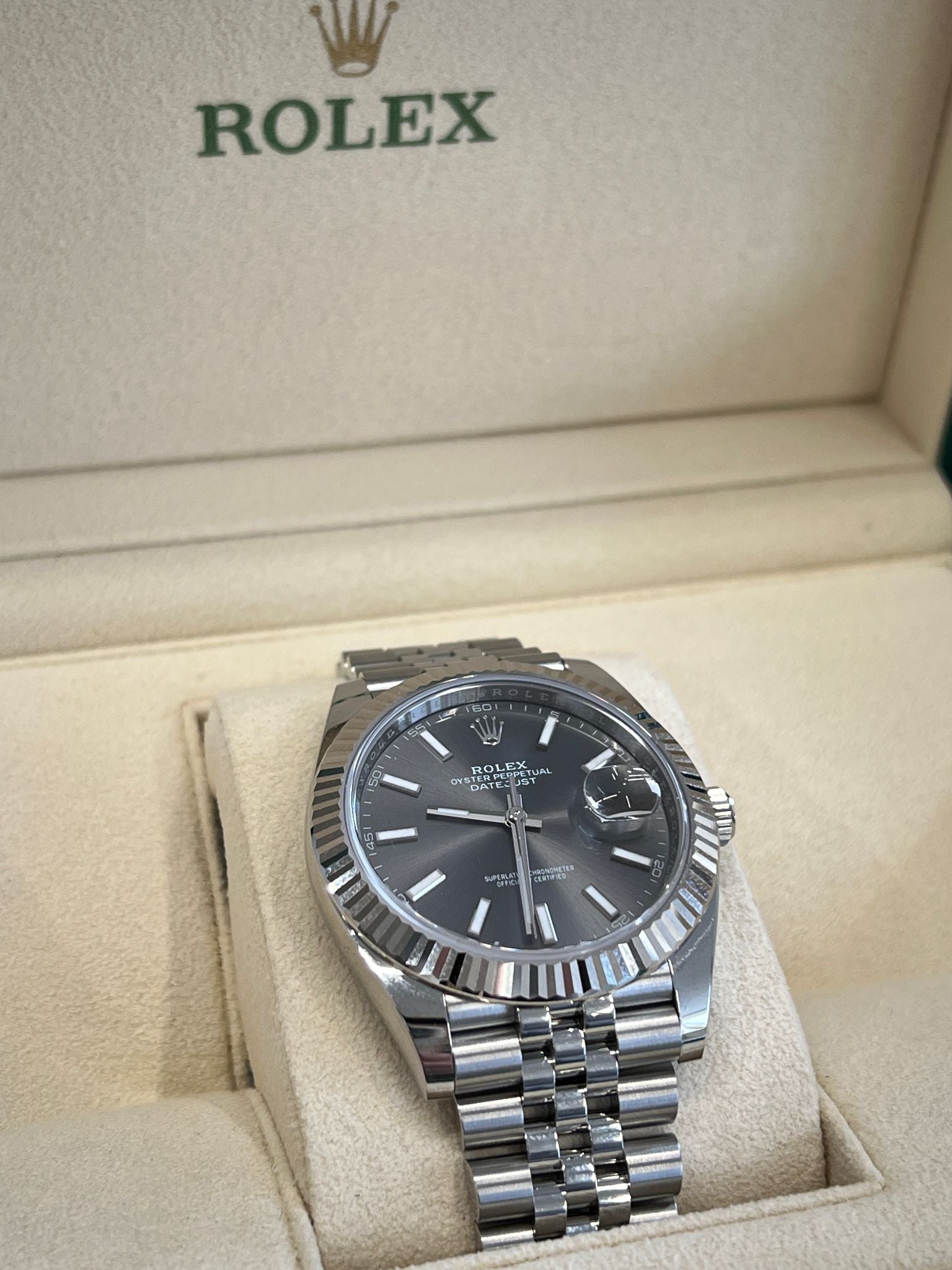 Rolex Datejust 41 126334 Grey Index Jubilee 2025