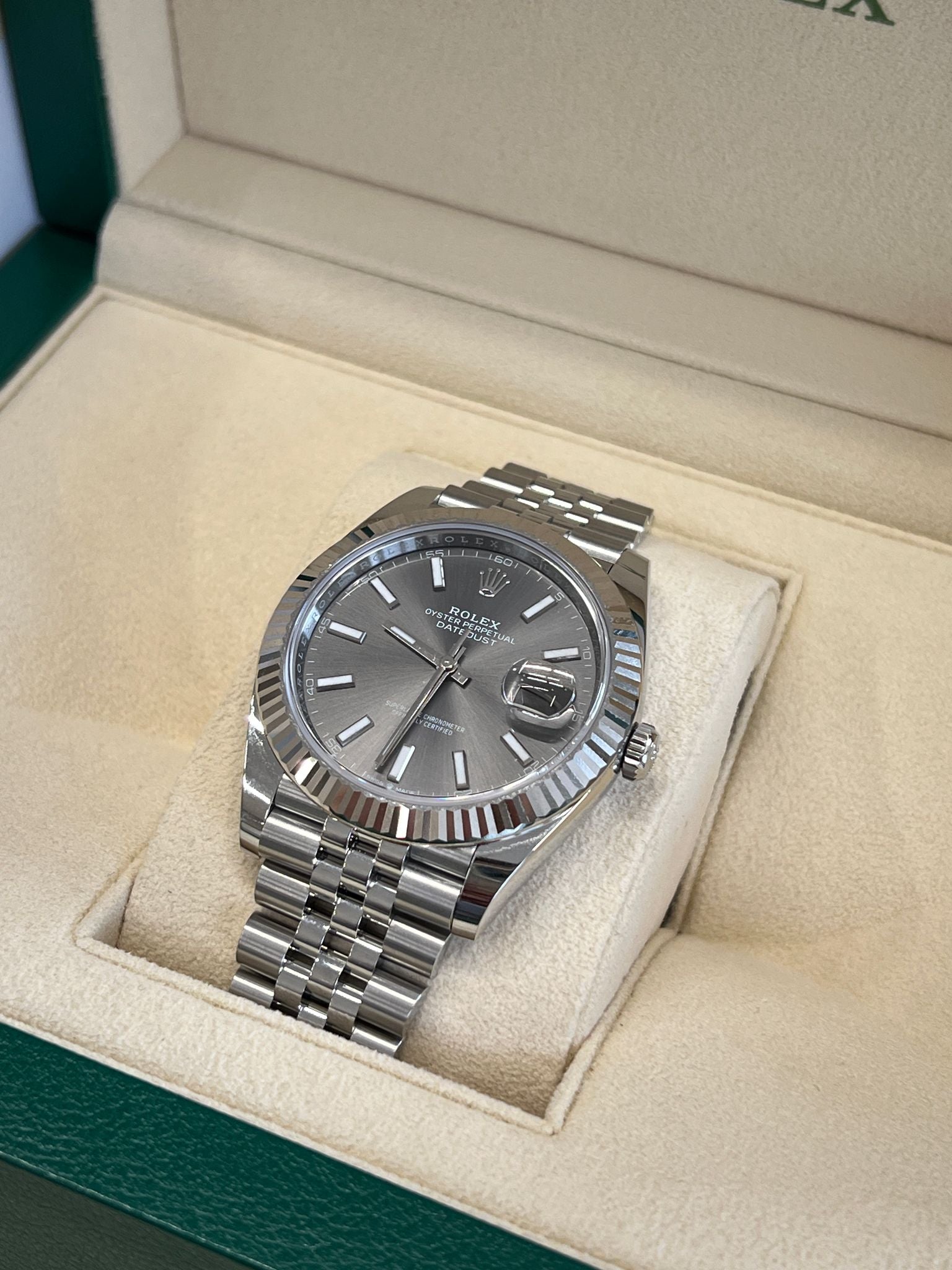 Rolex Datejust 41 126334 Grey Index Jubilee 2025