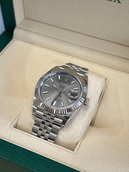 Rolex Datejust 41 126334 Grey Index Jubilee 2025