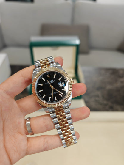 Rolex Datejust 41 126333 BLACK INDEX JUB