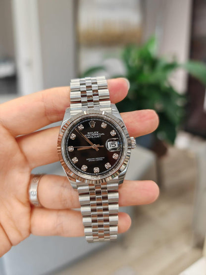 Rolex Datejust 36 126234G Black Jubilee 2025
