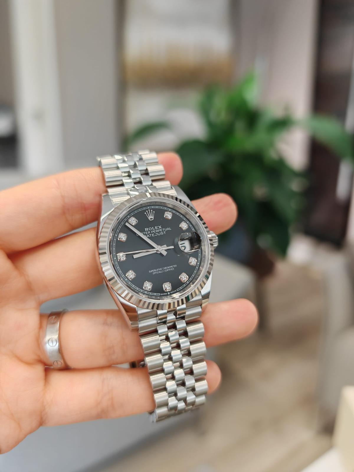 Rolex Datejust 36 126234G Black Jubilee 2025
