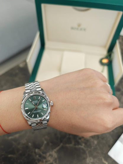 Rolex Datejust 31 278344RBR Green Index Jubilee 2024