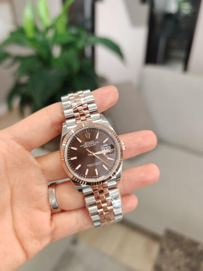 Rolex Datejust 36 126231 Chocolate Index Jubilee 2025