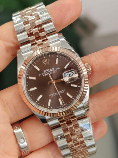 Rolex Datejust 36 126231 Chocolate Index Jubilee 2025