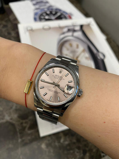 Rolex Datejust 31 278240 Pink Index Oyster