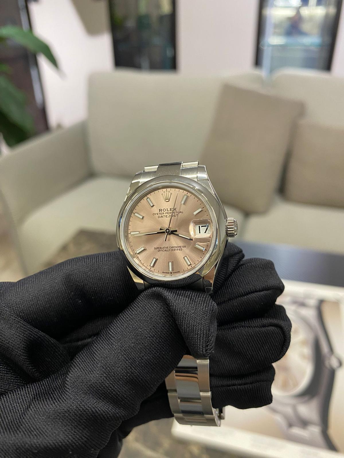 Rolex Datejust 31 278240 Pink Index Oyster
