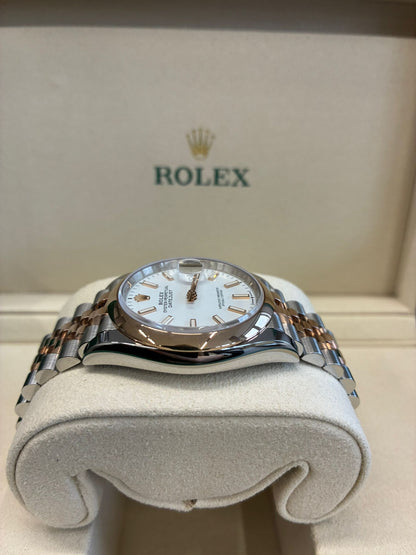 Rolex Datejust 36 126201-0017 white index jub