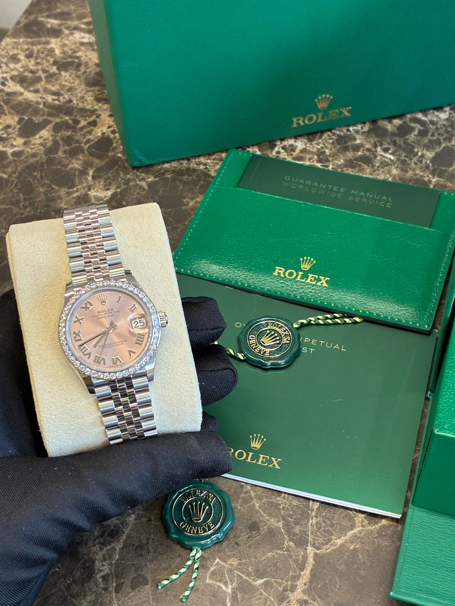 Rolex Datejust 31 278384rbr pink roman jub