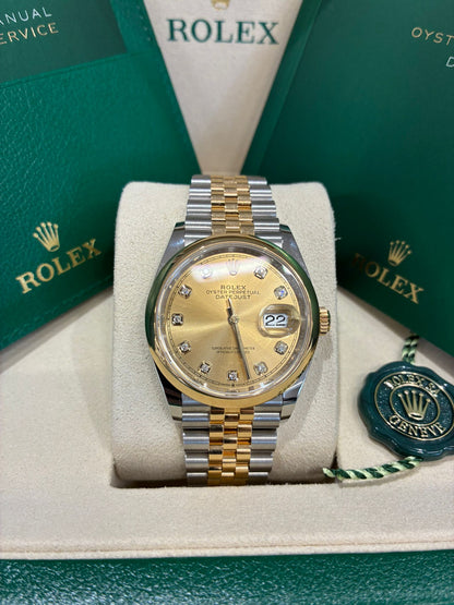 Rolex Datejust 36 126203G Champ Jubilee 2024