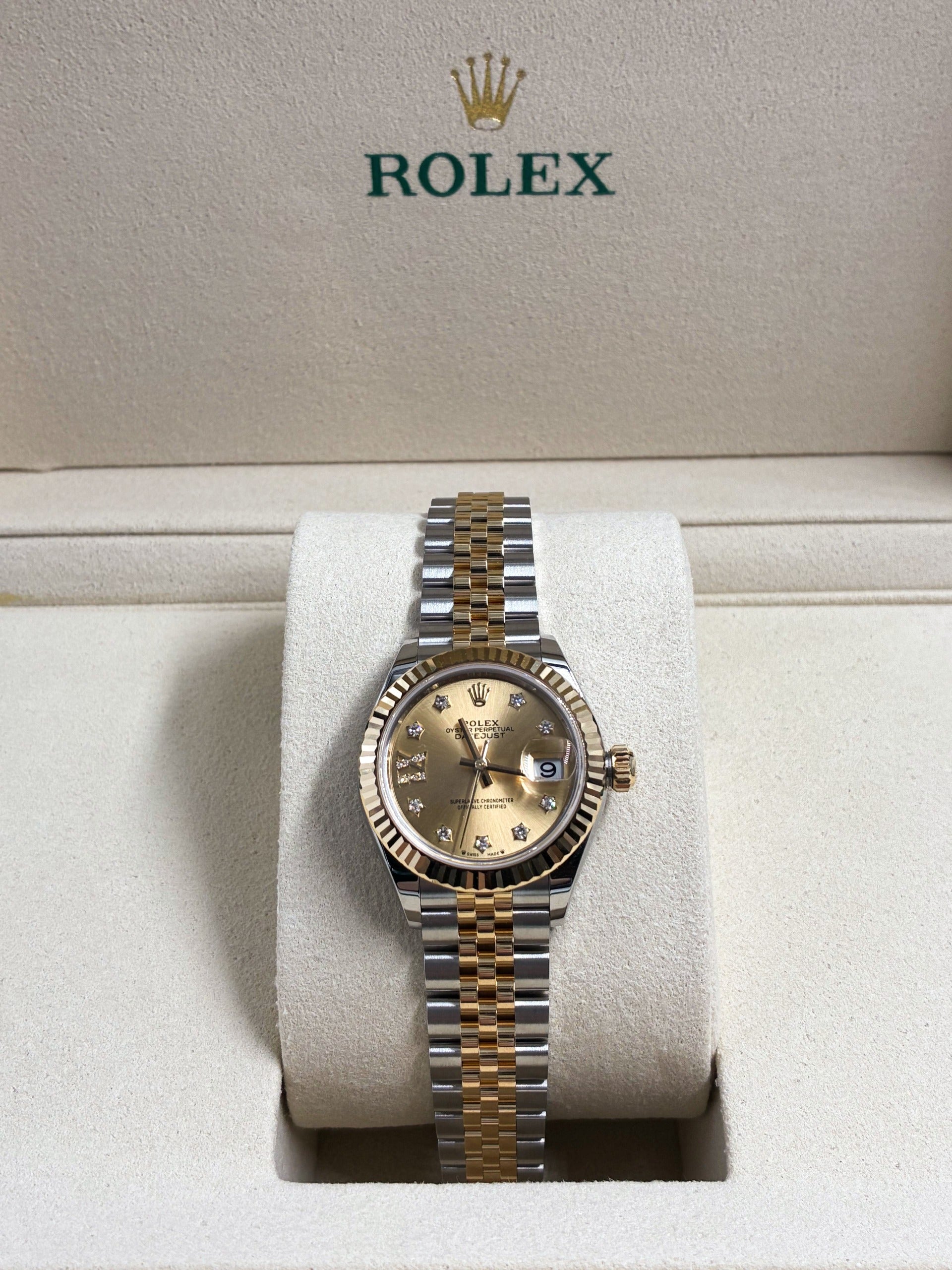 Rolex Lady-Datejust 279173G Champagne Star Diamonds Jubilee