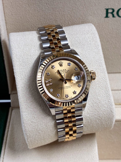 Rolex Lady-Datejust 279173G Champagne Star Diamonds Jubilee