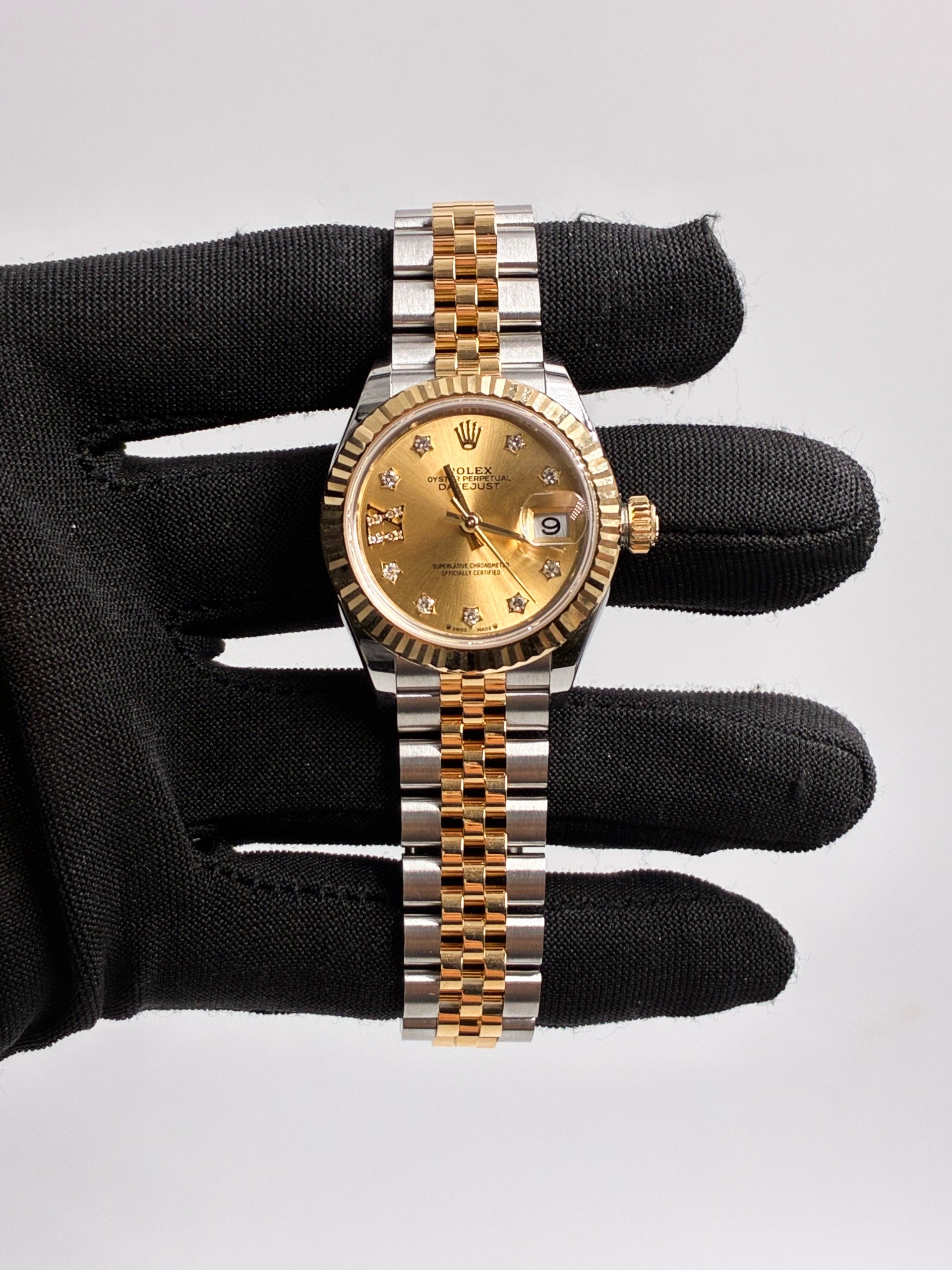 Rolex Lady-Datejust 279173G Champagne Star Diamonds Jubilee