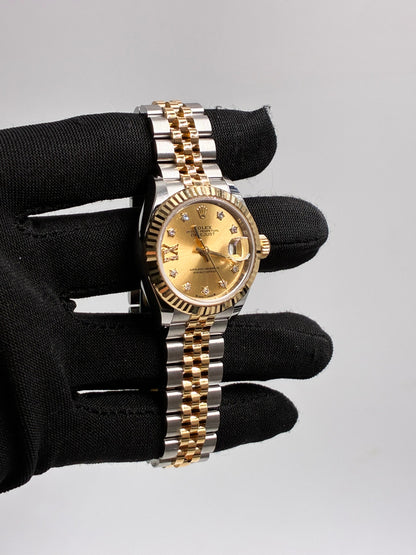 Rolex Lady-Datejust 279173G Champagne Star Diamonds Jubilee