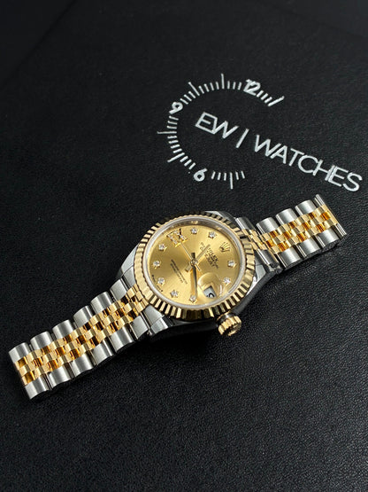 Rolex Lady-Datejust 279173G Champagne Star Diamonds Jubilee