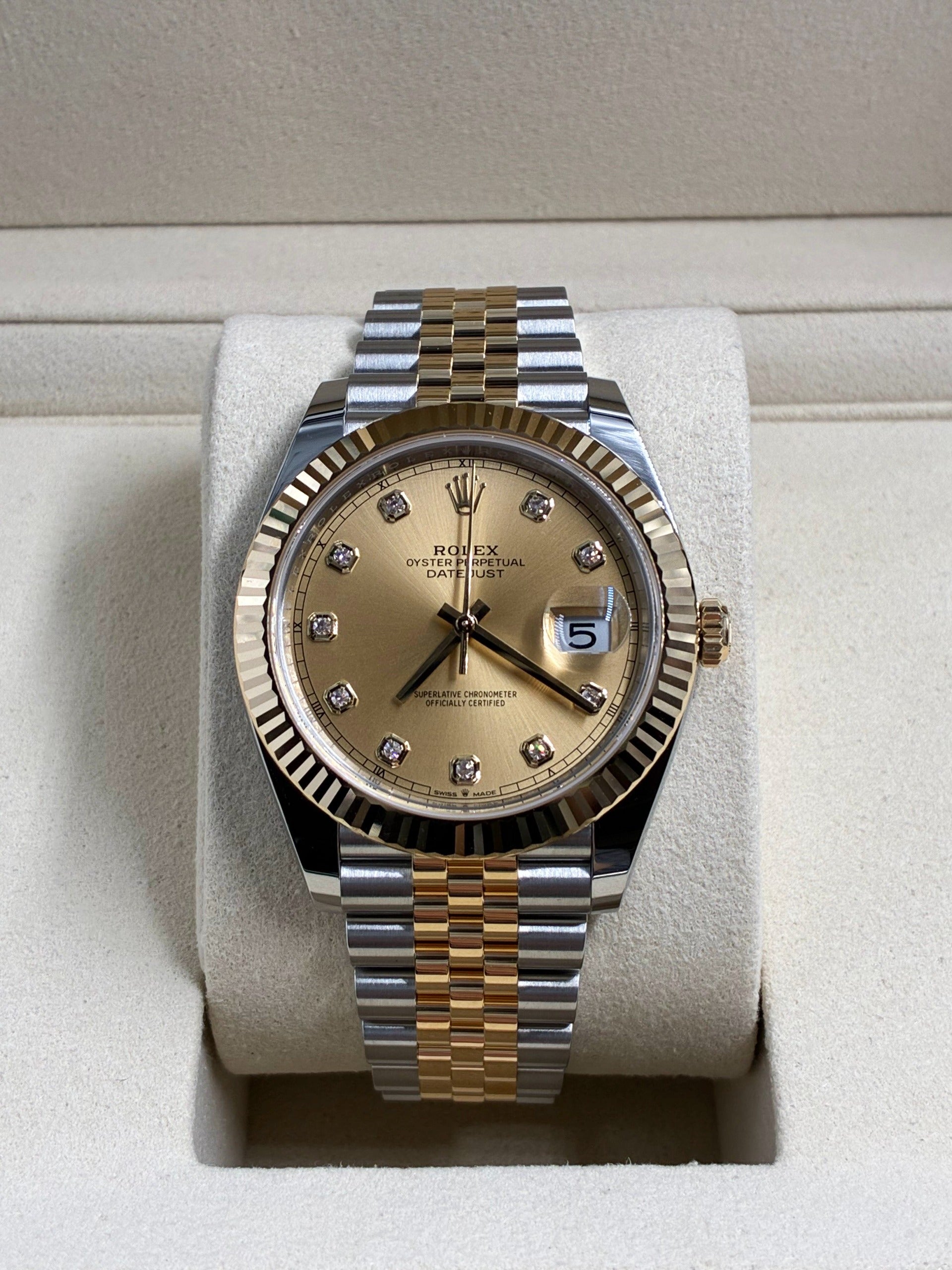 Rolex Datejust 41 126333G Champagne Jubilee 2026
