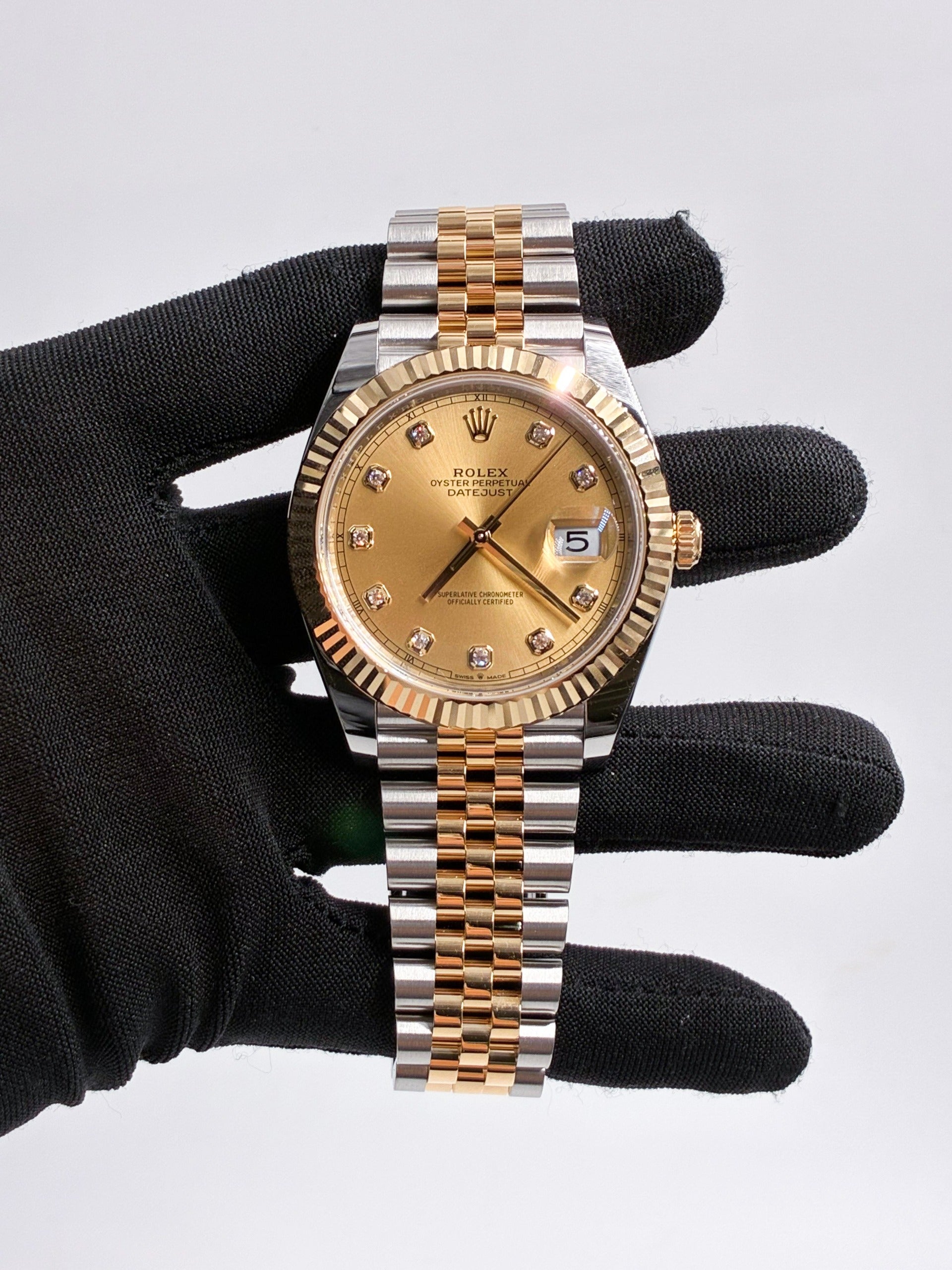 Rolex Datejust 41 126333G Champagne Jubilee 2026