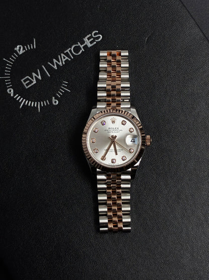 Rolex Datejust 31 278271G Silver Jubilee