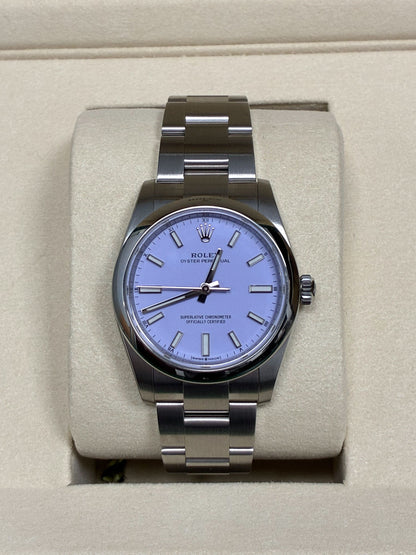 Rolex Oyster Perpetual 34 124200 Lavender 2024