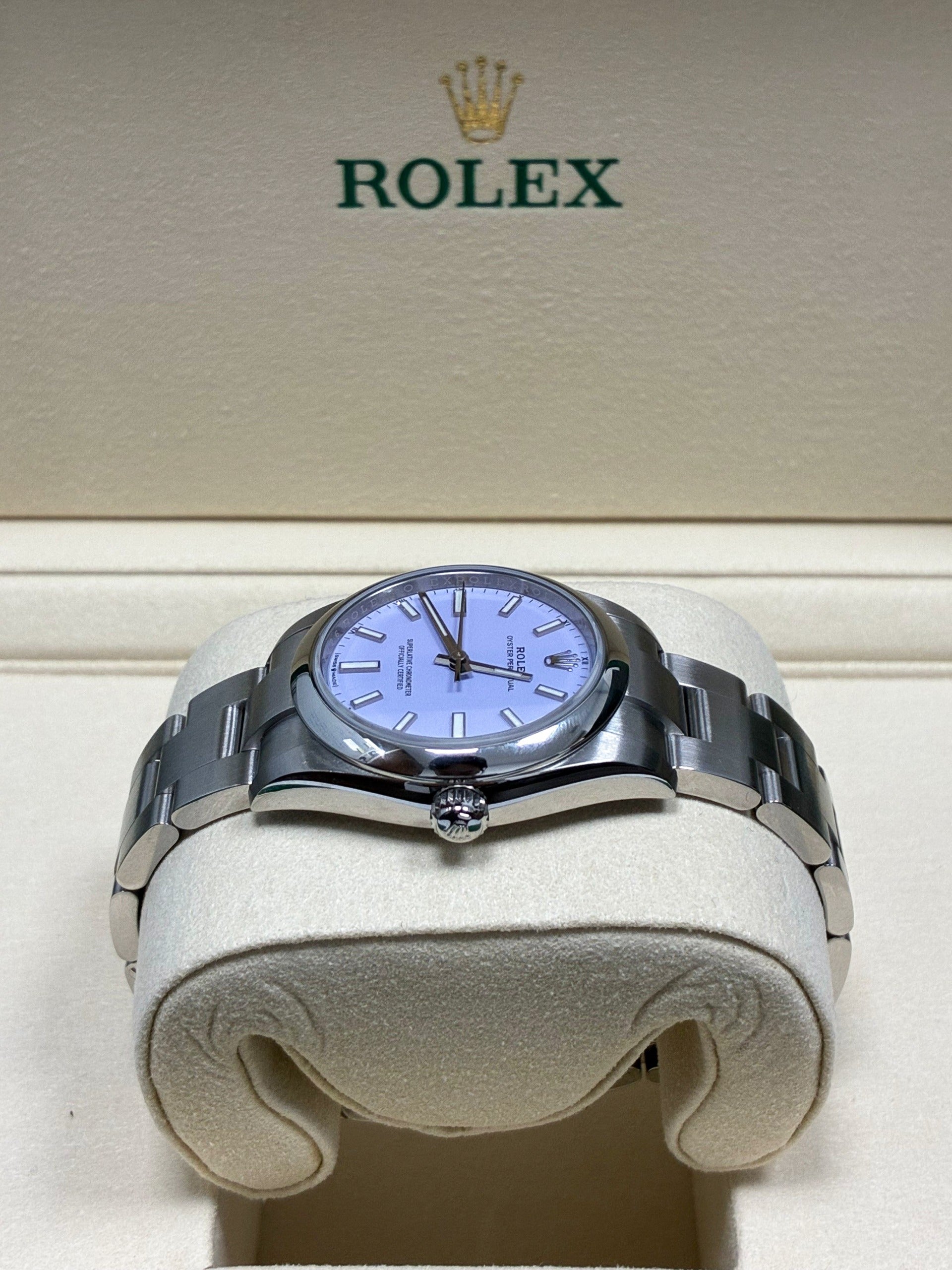 Rolex Oyster Perpetual 34 124200 Lavender 2024
