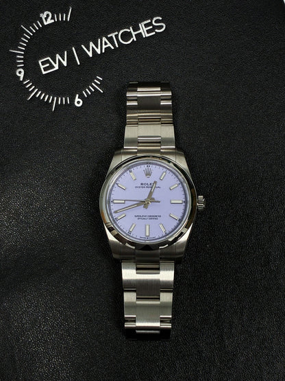 Rolex Oyster Perpetual 34 124200 Lavender 2024