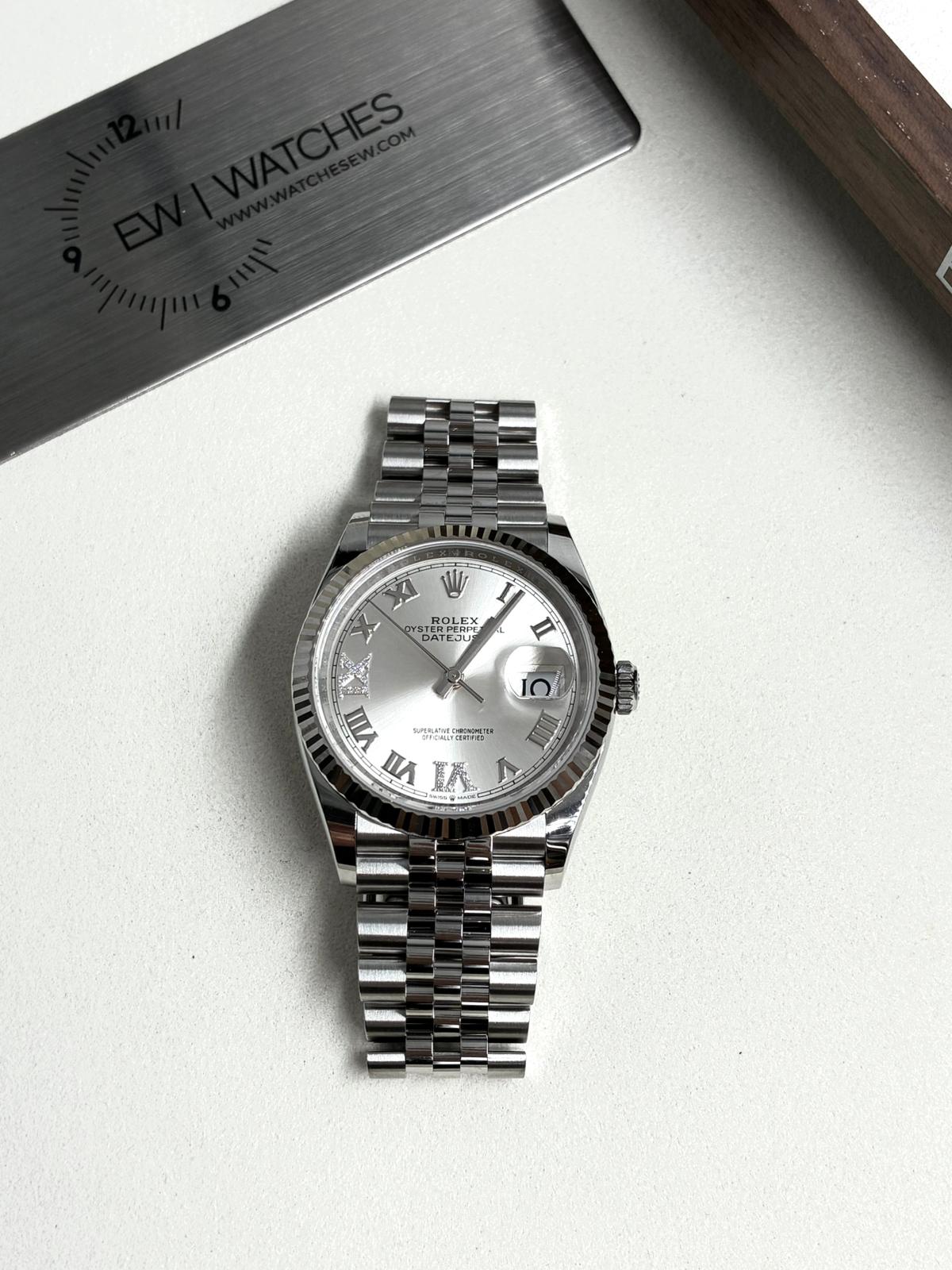Rolex Datejust 36 126234 Silver VIIX Jubilee 2026