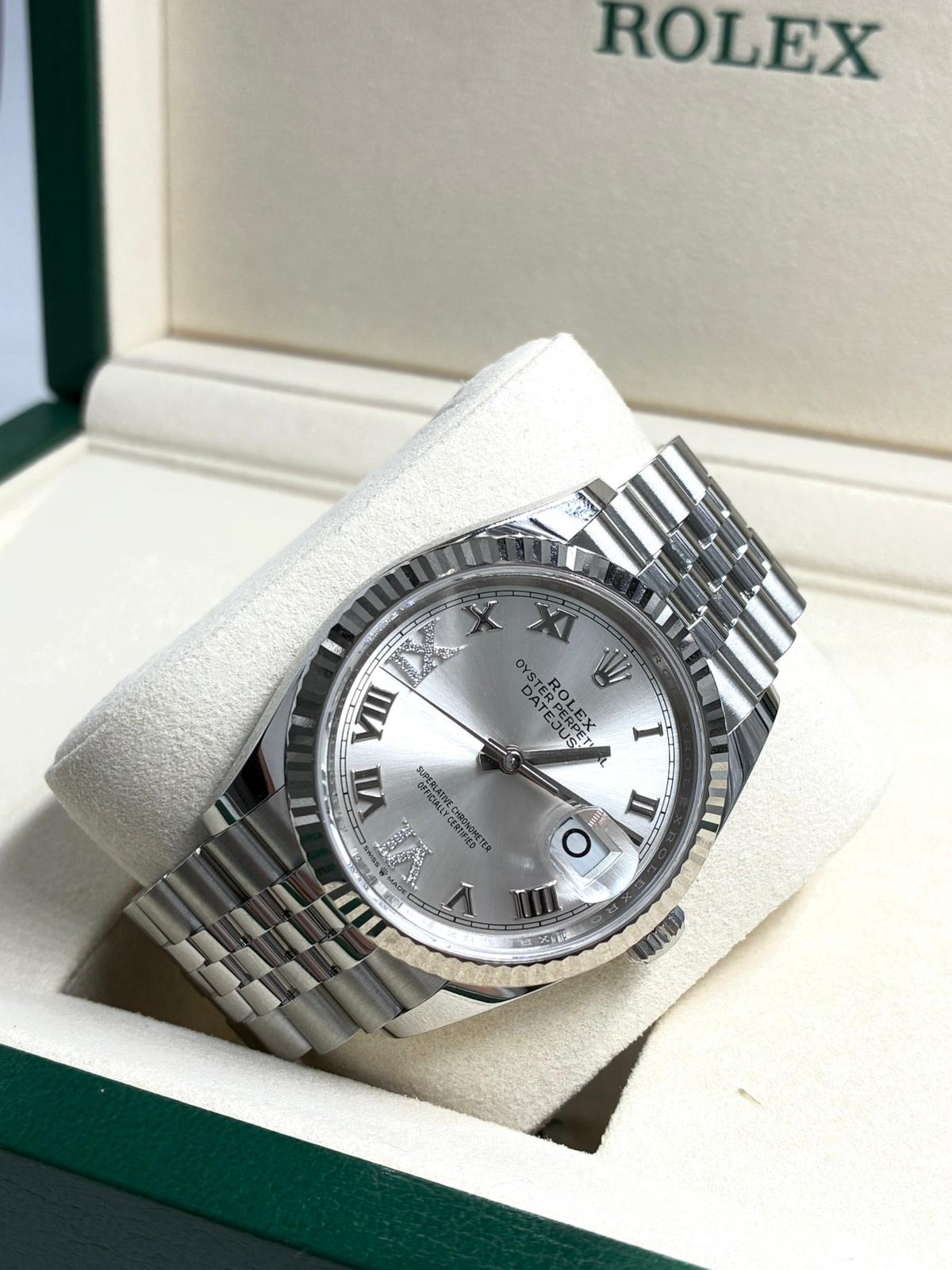 Rolex Datejust 36 126234 Silver VIIX Jubilee 2026
