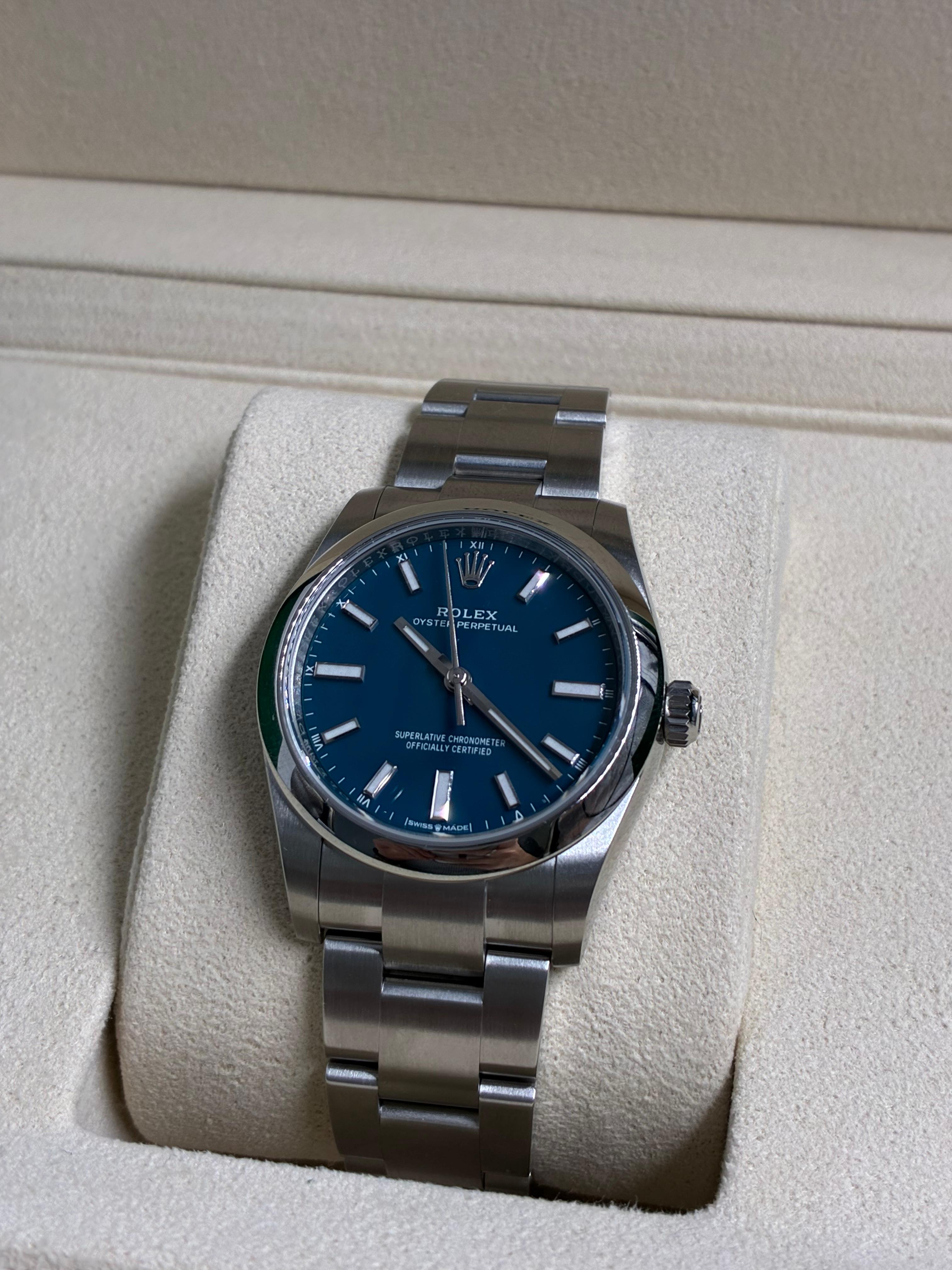 Rolex Oyster Perpetual 34 124200-0003 Blue Index 2026