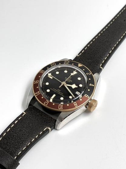 Tudor Black Bay GMT41mm 79833Mn-0003 Leather Strap 2024