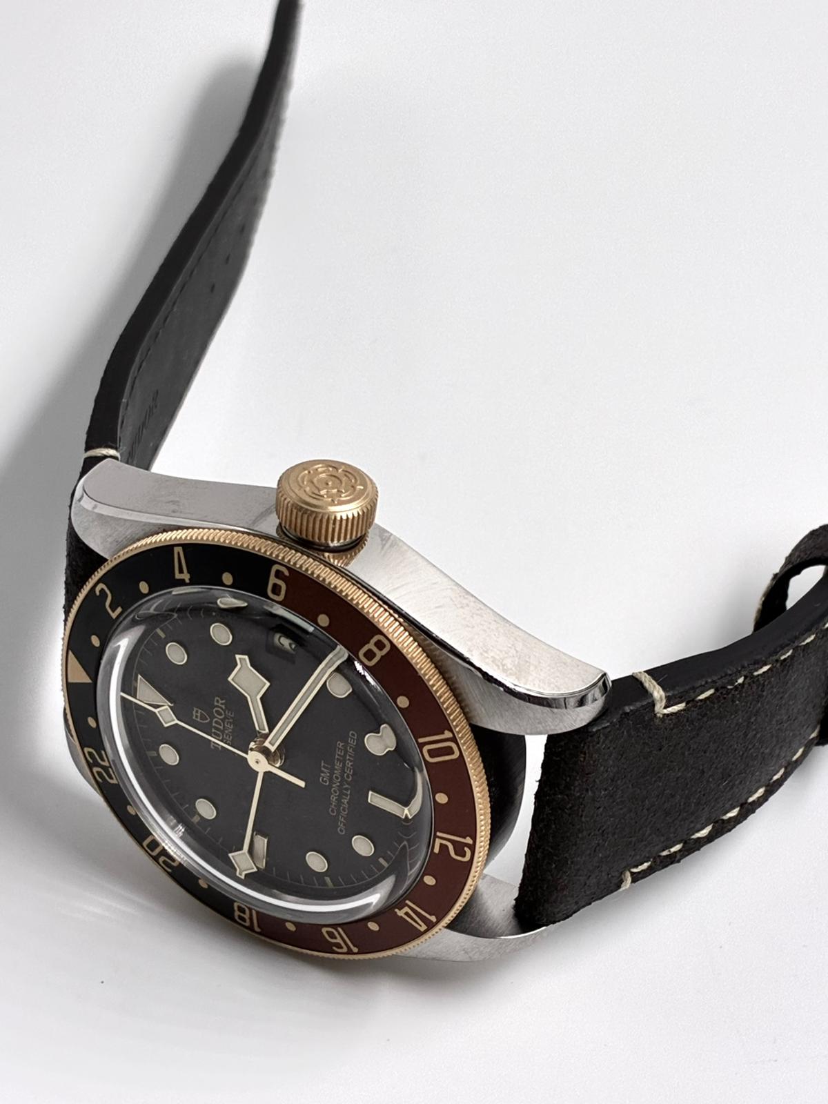 Tudor Black Bay GMT41mm 79833Mn-0003 Leather Strap 2024